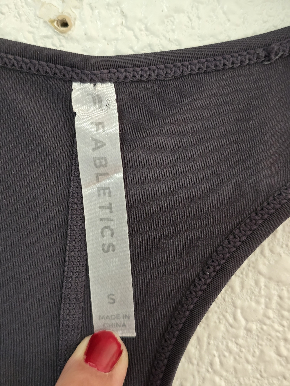 Fabletics Black Racerback Performance Tank - Picture 3 of 4